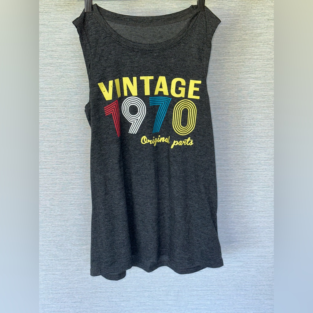 Vintage 1970 Original Parts Womens Tank Top